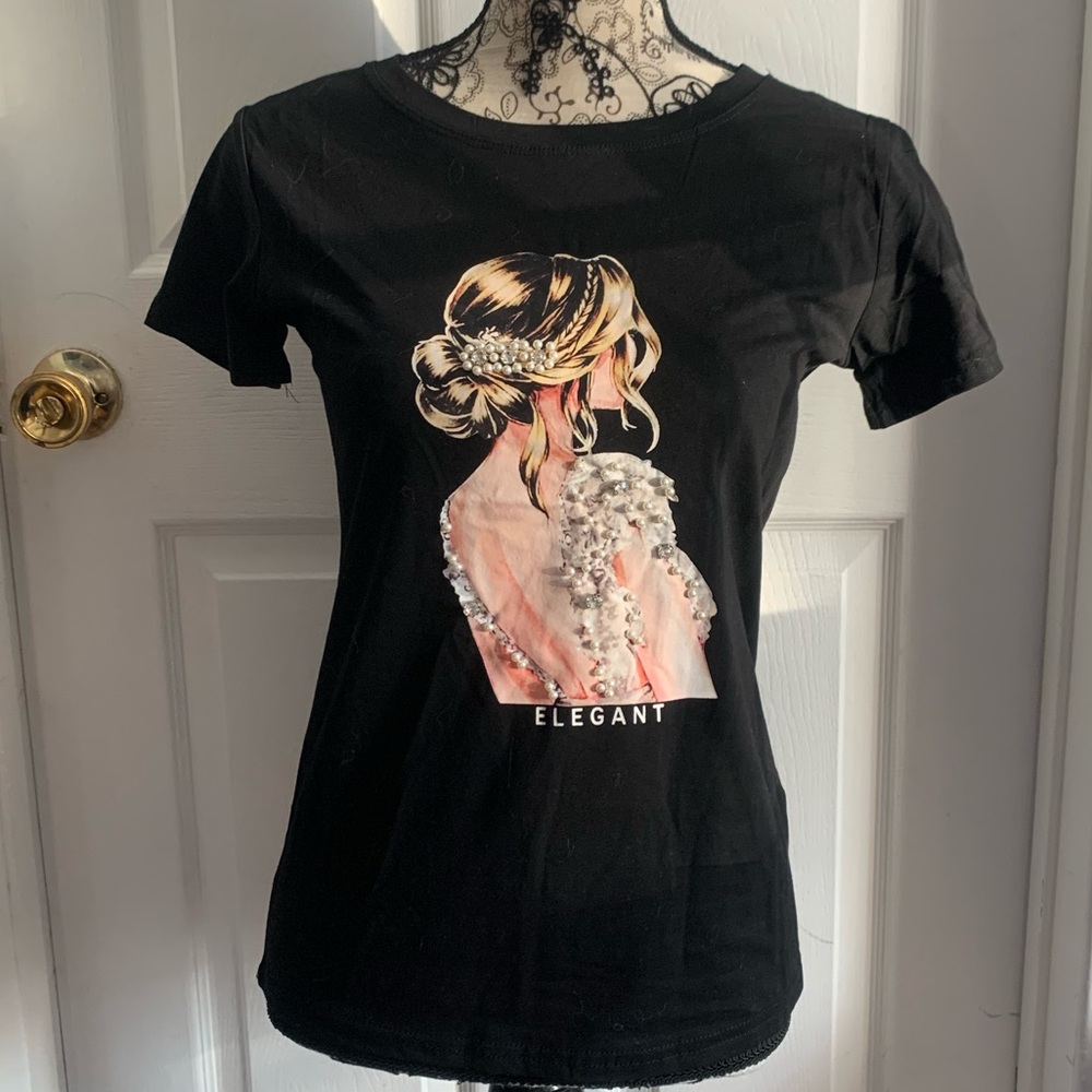 New Fashion Embellish T-Shirt